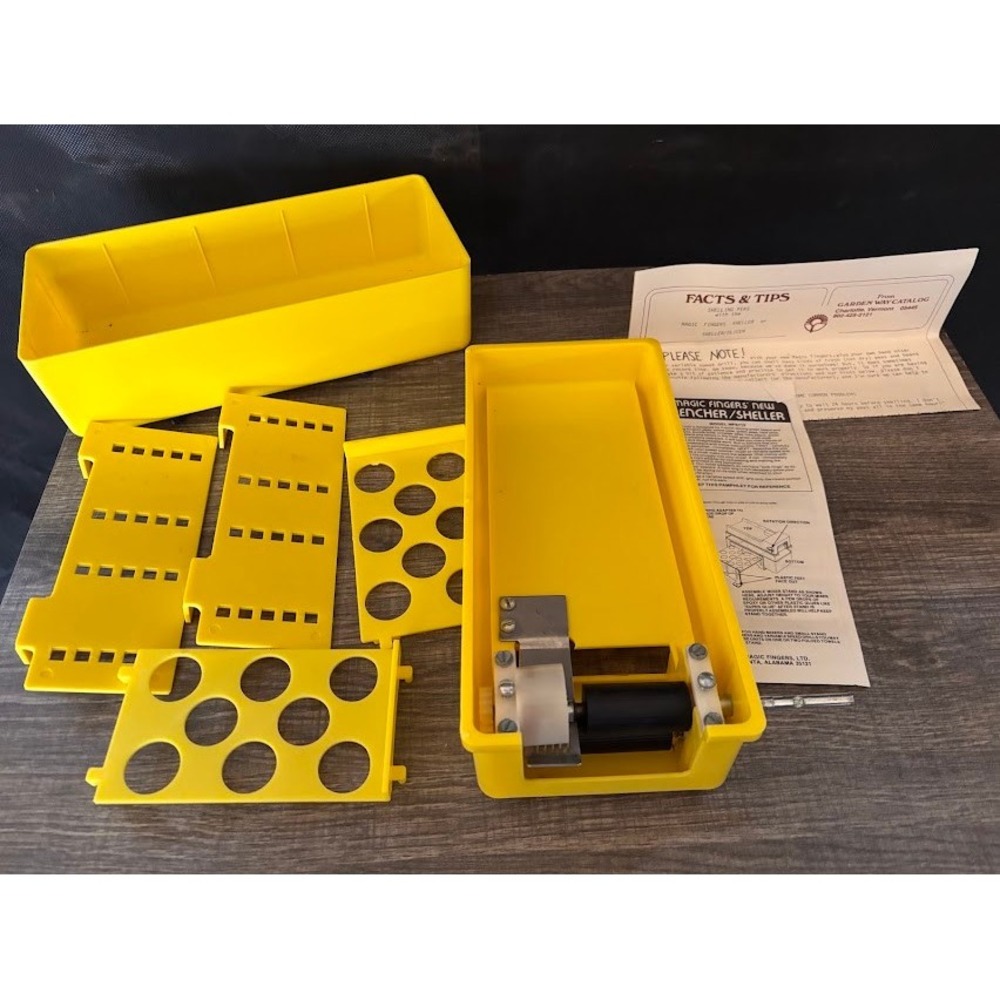 Magic Fingers New Frencher Sheller Slicer MFS712 Vintage Kitchen Gadget Complete